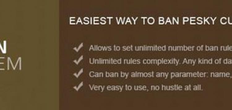 Item cover for download Ban System OpenCart