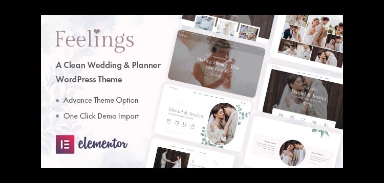 Item cover for download Feelings - Wedding & Planner WordPress Theme