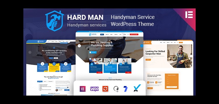Item cover for download Hardman - Handyman & Plumber WordPress Theme