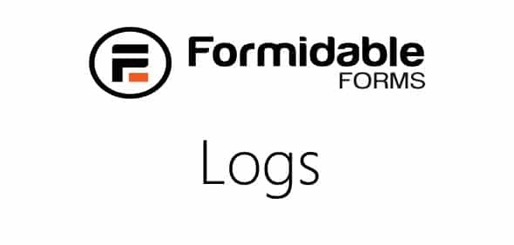 Item cover for download Formidable Logs