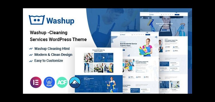 Item cover for download Washup – Cleaning Services WordPress Theme