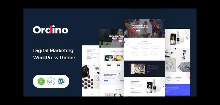 Item cover for download Ordino - Digital Marketing WordPress Theme