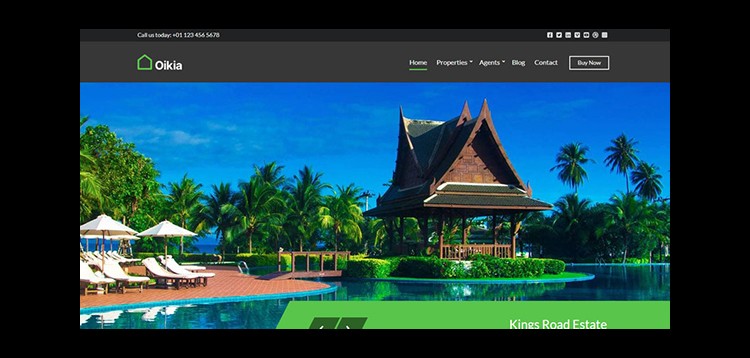 Item cover for download Oikia – WordPress Theme