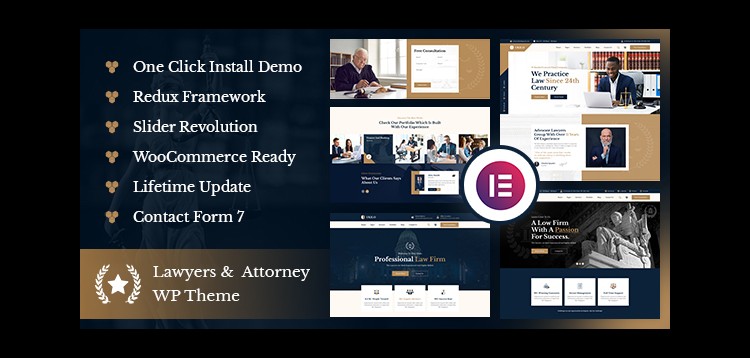 Item cover for download Ukilo - Law & Lawyer WordPress Theme