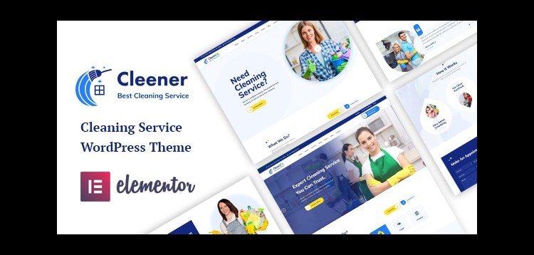 Item cover for download Cleener - Cleaning Services WordPress Theme