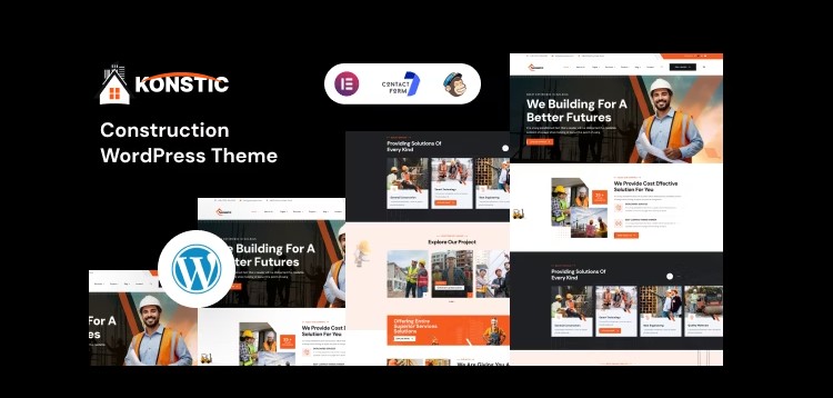 Item cover for download Konstic - Construction WordPress Theme