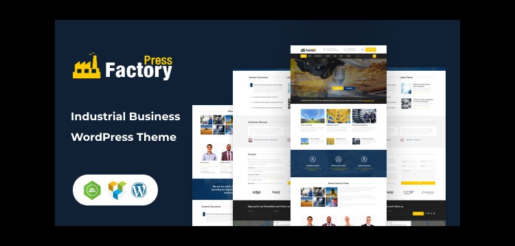 Item cover for download FactoryPress - Factory, Company And Industry WP Theme
