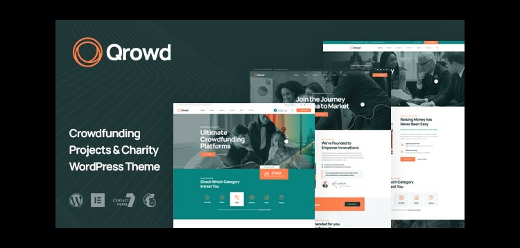 Item cover for download Qrowd - Crowdfunding Projects & Charity WordPress Theme