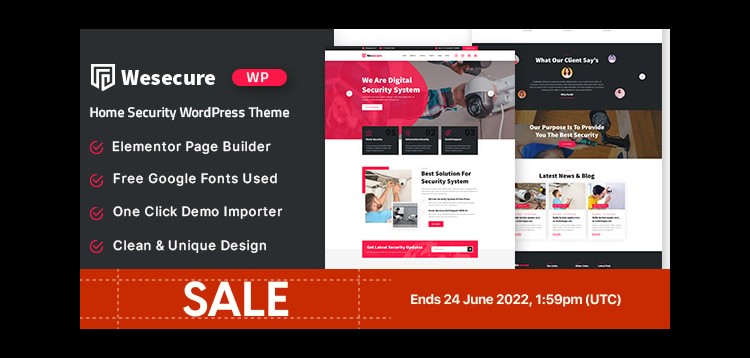 Item cover for download Wesecure – Home Security WordPress Theme