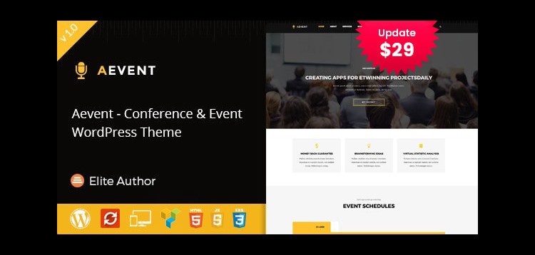 Item cover for download Aevent - Conference & Event WordPress Theme
