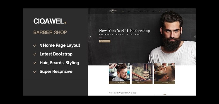 Item cover for download Cigawel - Barbershop WordPress Theme