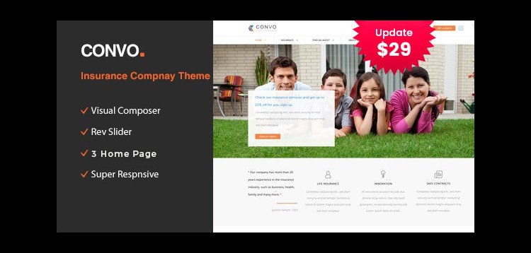 Item cover for download Convo - WP Theme for Business And Insurance