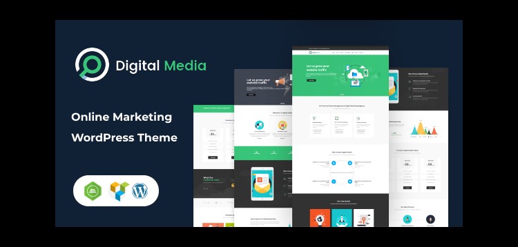 Item cover for download Digital Media - Online Marketing WordPress theme