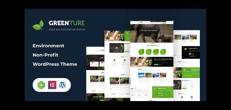 Item cover for download Greenture - Environment / Non-Profit WordPress Theme