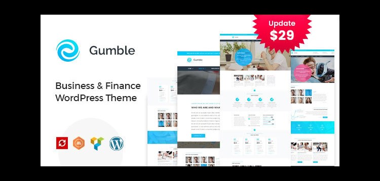 Item cover for download Gumble - Business and Finance WordPress Theme