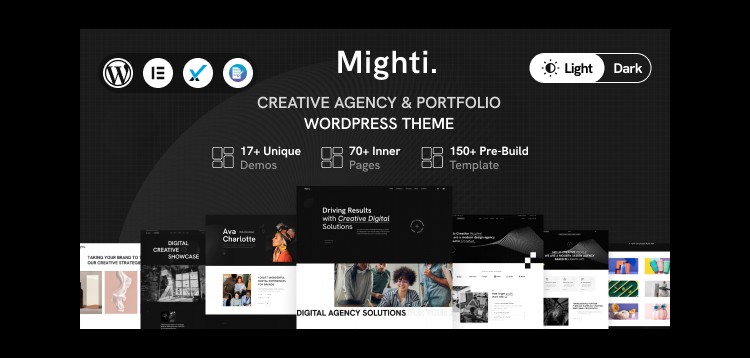 Item cover for download Mighti - Creative Agency & Portfolio WordPress Theme