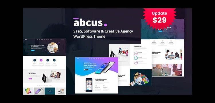 Item cover for download Abcus - App & SaaS Startup WordPress Theme