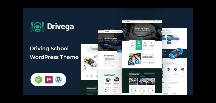 Item cover for download Drivega - Driving School WordPress Theme
