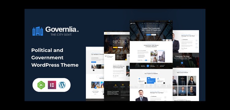 Item cover for download Governlia - Municipal and Government WordPress Theme