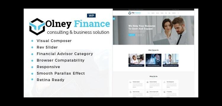Item cover for download Olney Finance -Business Consulting WordPress Theme
