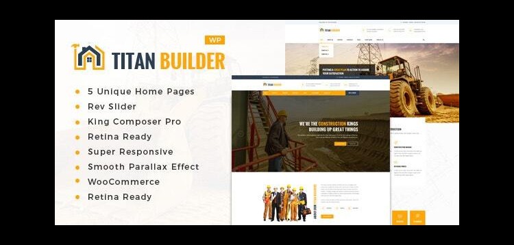 Item cover for download Titan Builders : Construction WordPress Theme