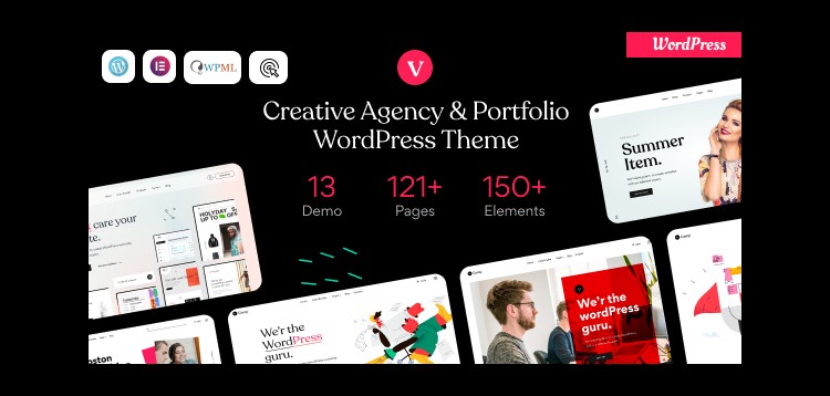 Item cover for download vCamp - Creative Agency & Portfolio WordPress Theme