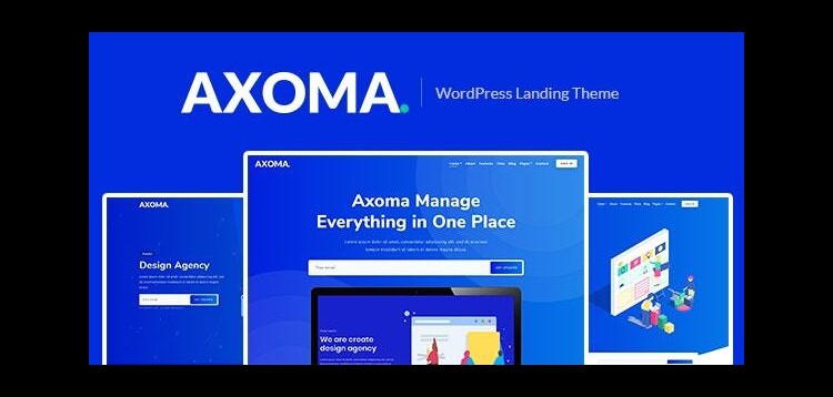 Item cover for download Axoma – WordPress SaaS Theme