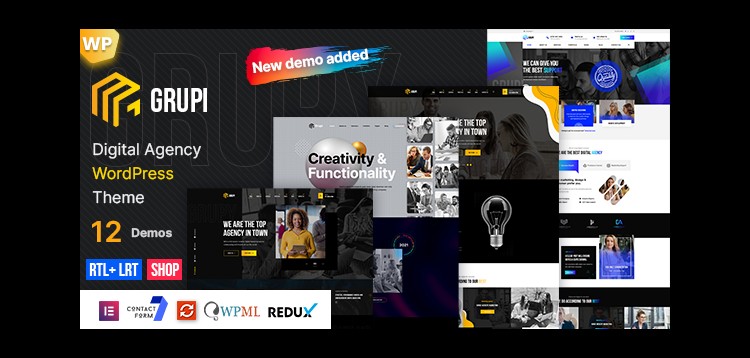 Item cover for download Grupi - Digital Agency WordPress Theme
