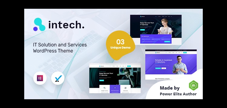 Item cover for download Intech - IT Solutions Company WordPress Theme