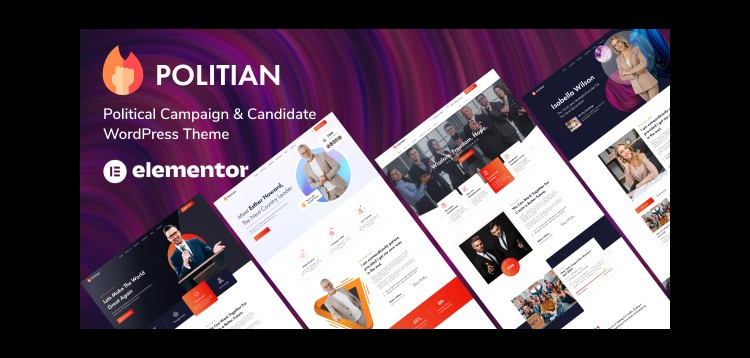 Item cover for download Politian - Political Campaign WordPress Theme