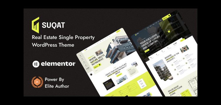 Item cover for download Suqat - Single Property WordPress Theme