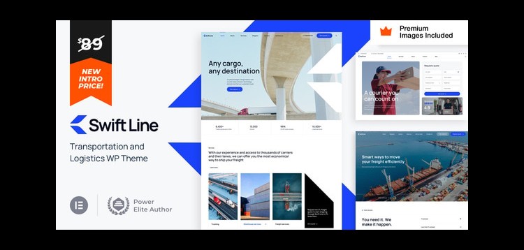 Item cover for download SwiftLine – Transportation Logistics WordPress Theme