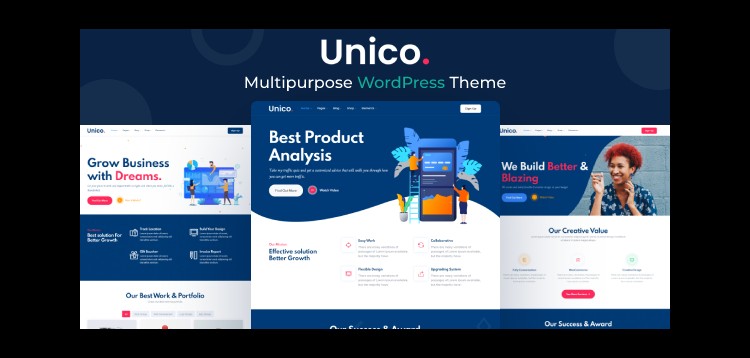 Item cover for download Unico - Multipurpose WordPress Theme
