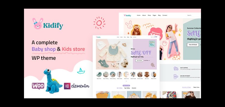 Item cover for download Kidify - Baby & Kids store eCommerce Woocommerce Theme