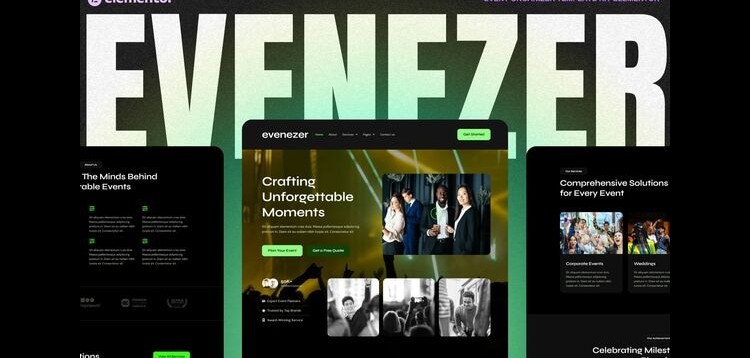 Item cover for download Evenizer - Event Organizer Elementor Template Kit