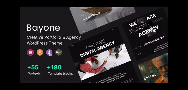 Item cover for download Bayone - Creative Agency & Portfolio WordPress Theme