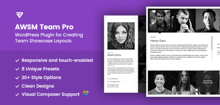 Item cover for download The Team Pro - Team Showcase WordPress Plugin