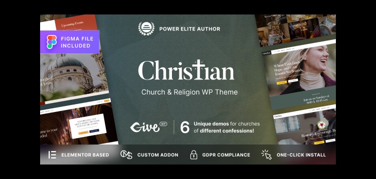 Item cover for download Christian - Church WordPress Theme