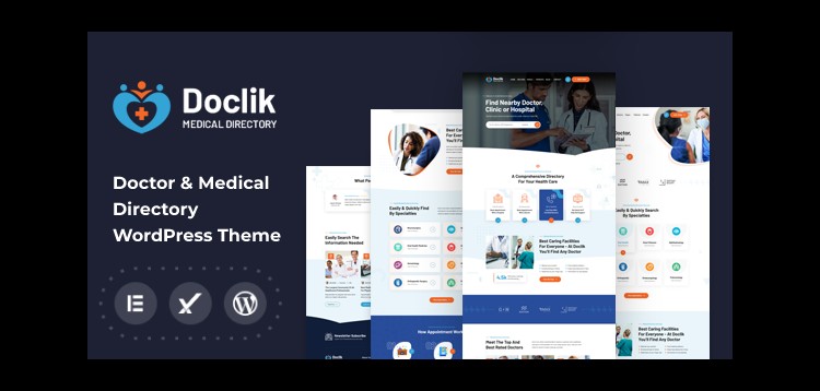 Item cover for download Doclik - Medical & Clinic Directory WordPress Theme + RTL