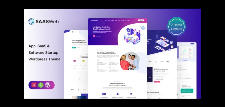 Item cover for download Saasweb - WordPress Theme For App & Saas Products