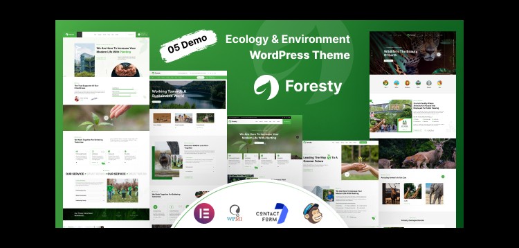 Item cover for download Foresty - Charity and Ecology WordPress Theme