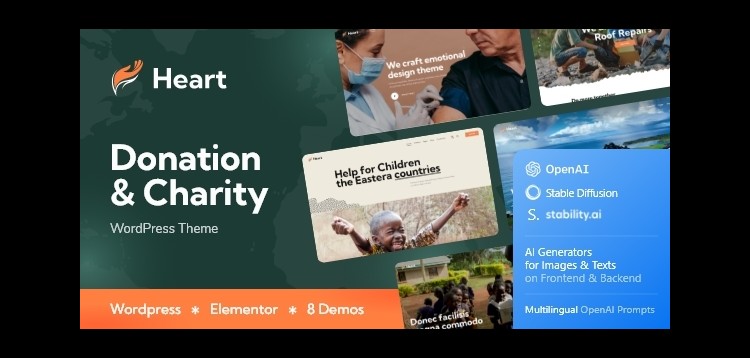Item cover for download Heart - Donation & Non-Profit Theme