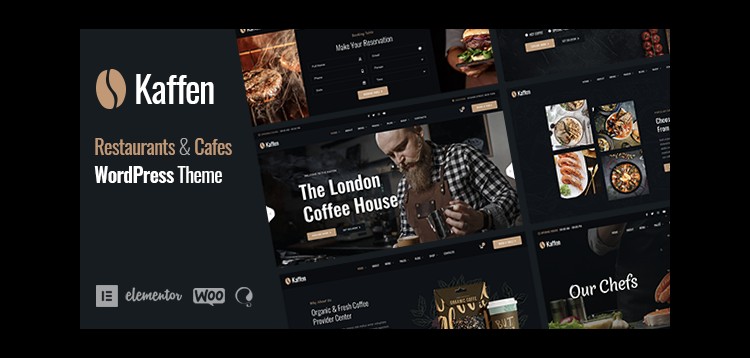 Item cover for download Kaffen - Restaurant & Cafe WordPress Theme