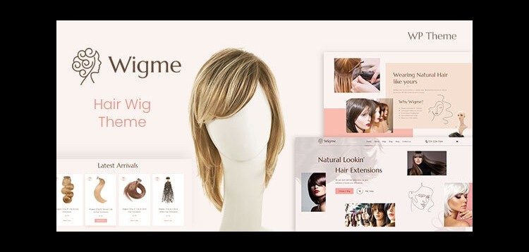 Item cover for download Wigme - Hair Extensions WooCommerce Shop