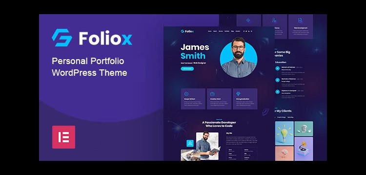 Item cover for download Foliox - Personal Portfolio WordPress Theme