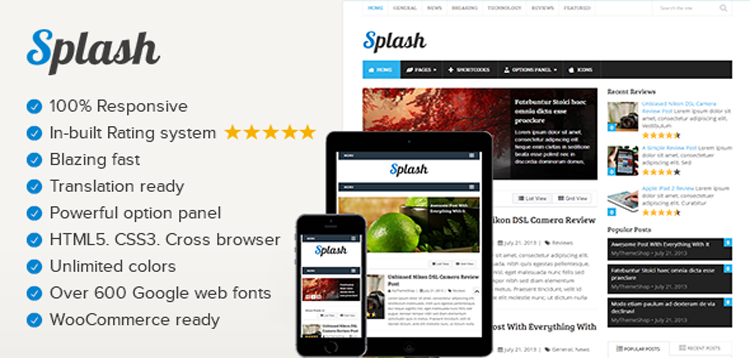 Item cover for download MyThemeShop Splash WordPress Theme