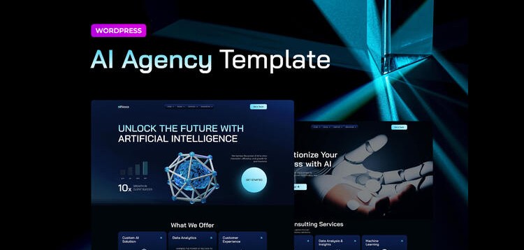 Item cover for download AiNexa – AI Agency Elementor Pro Template Kit