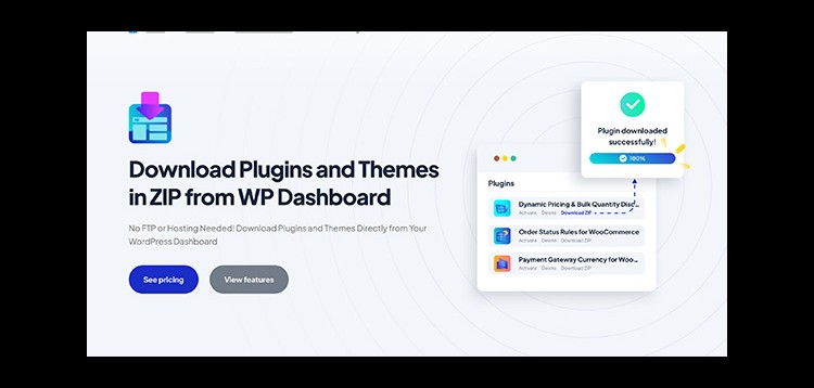 Item cover for download Download Plugins and Themes from Dashboard Pro