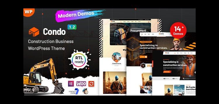 Item cover for download Condo - Construction WordPress Theme