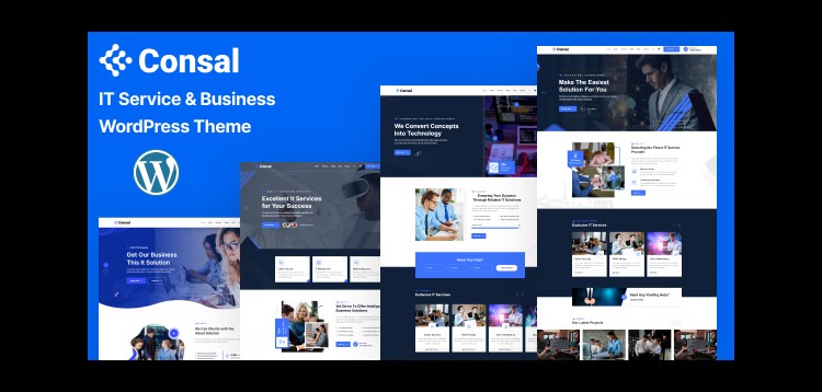 Item cover for download Consal - Business Agency & IT Service WordPress Theme